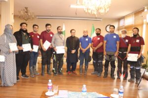 Pak Amb. Tipu welcomes Cross Route Motorcycle Club rally members