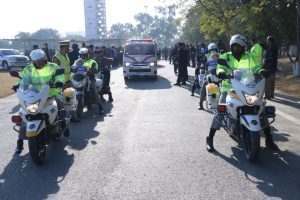 Funeral prayer of constable Safdar Hussain Shah offered at Police Lines HQ