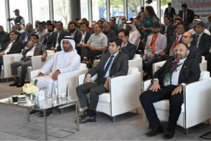 Hussain Muhammad, Consul General speaks at the Sharjah-Pakistan Business Roundtable hosted by Sharjah FDI Office (Invest in Sharjah) and the Pakistan Business Council