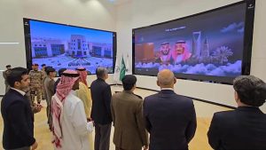 Federal Minister for Interior Mohsin Naqvi visiting the Public Security Police Headquarters of Saudi Arabia