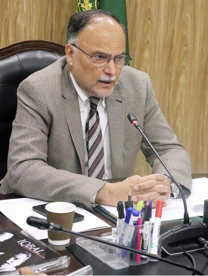 Federal Minister for Planning, Ahsan Iqbal delivers an insightful ...