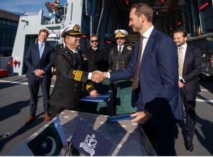 Pak Navy commissions Offshore Patrol Vessel PNS Yamama in Romania