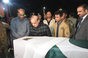 PM attends funeral prayer of Shaheed Capt. Zohabi-ud-Din