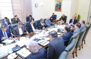 Prime Minister Muhammad Shehbaz Sharif chairs a meeting of the Economic Advisory Council.