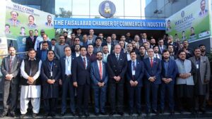 Federal Minister for Finance and Revenue, Senator Muhammad Aurangzeb, Addressing the 3rd all Pakistan chambers conference at Faisalabad Chamber of Commerce and Industry.