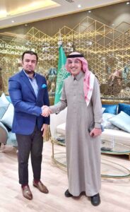 Advisor to Finance Minister Khurram Schehzad meets H.E. Mohammed Al-Jadaan, Minister of Finance, Saudi Arabia during the Emerging Markets Conference 2025 in Alula, Saudi Arabia.