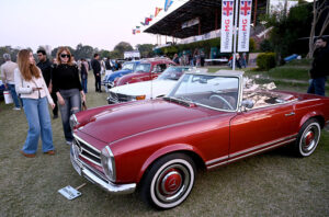 People visiting the Vintage Car Show in celebration of the Horse and Cattle Show 2025 organized the Vintage Classic Car Club of Pakistan, in collaboration with PHA at the Polo Ground.