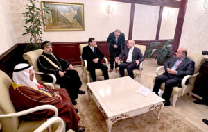 Chairman Senate, Syed Yousuf Raza Gillani in a meeting with the participating speakers in the 15th Plenary Session of the Asian Parliamentary Assembly (APA).