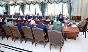 Russian First Deputy Minister for Energy H.E. Pavel Sorokin calls on Prime Minister Muhammad Shehbaz Sharif.