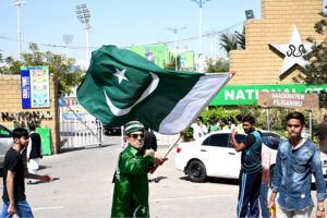 The opening ceremony of ICC Champions Trophy one-day international (ODI) cricket match between Pakistan and New Zealand at National Stadium.