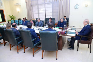 Prime Minister Muhammad Shehbaz Sharif chairs a meeting on Health and Pharmaceutical Sector reforms.