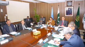 Federal Ministers for Planning, Ahsan Iqbal and Minister for Inter-Provincial Coordination (IPC), Rana Sanaullah jointly chair a meeting in Islamabad on 28th February 2025, discussing preparations for the 14th South Asian Games to be held in Pakistan in 2026.