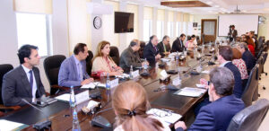 - Federal Minister for Finance & Revenue, Senator Muhammad Aurangzeb, meeting with the World Bank delegation to discuss Pakistan’s economic outlook and reform agenda.