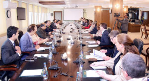 - Federal Minister for Finance & Revenue, Senator Muhammad Aurangzeb, meeting with the World Bank delegation to discuss Pakistan’s economic outlook and reform agenda.