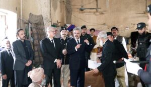 Hon'ble Mr. Justice Yahya Afridi, Chief Justice of Pakistan during his visit to the Prison in remote district Dera Ismail Khan.