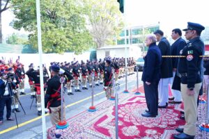 PM arrives in Muzaffarabad 