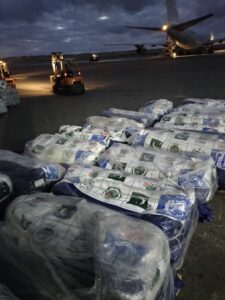 Pakistan's 25th relief consignment to Gaza arrives at El-Arish International Airport