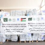 Pakistan's 25th relief consignment to Gaza arrives at El-Arish International Airport