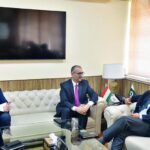 Federal Minister for National Food Security and Research Rana Tanveer Hussain's meeting with Ambassador of Tajikistan to enhance cooperation, trade and connectivity