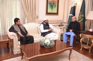 Member of National Assembly Abdul Ghaffar Wattoo and Member Provincial Assembly Fida Hussain Wattoo call on Prime Minister Muhammad Shehbaz Sharif.