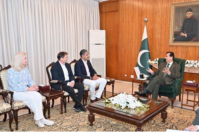 Norway's Former Minister of Culture and Former Deputy Speaker of Norwegian Parliament, Mr Abid Raja, along with his delegation called on President Syed Yousaf Raza Gilani, at Aiwan-e-Sadr