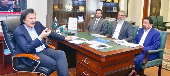 Special Assistant to Prime minister, Haroon Akhtar Khan held a meeting with Dairy Milk Association, in ministry of industries and production in federal capital