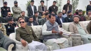 Federal Minister for KAGB & SAFRON, Engr. Amir Muqam, led a federal committee meeting with dignitaries in Chilas to address the issues of the Diamer-Bhasha Dam affectees.