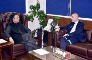 Federal Minister for Maritime Affairs, Muhammad Junaid Anwar Chaudhry, meets with the Ambassador of Denmark, Jakob Linulf, to discuss bilateral Maritime Cooperation