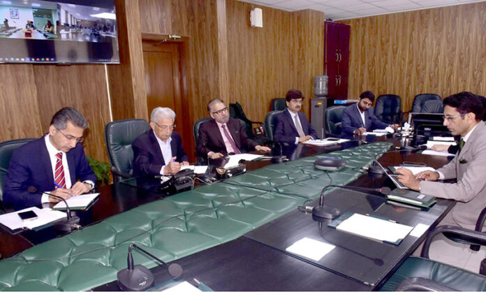 Federal Minister for National Food Security and Research Rana Tanveer Hussain chairs an important meeting on PASSCO and wheat issues