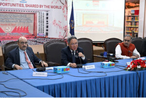 Chinese Ambassador to Pakistan, Ambassador Jiang Zaidong addressing at a seminar on "China's Spring: China's Opportunities, Shared by the World” Institute of Strategic Studies, Sector