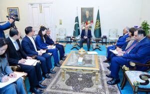 Chinese Ambassador to Pakistan, Jiang Zaidong calls on Prime Minister Muhammad Shehbaz Sharif