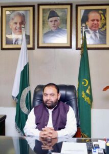 MNA Aurangzeb Khan Khichi assumed charge as Federal Minister for National Heritage and Culture.