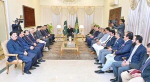 A delegation of the Pakistan People's Party led by Chairman Bilawal Bhutto Zardari called on Prime Minister Muhammad Shehbaz Sharif.